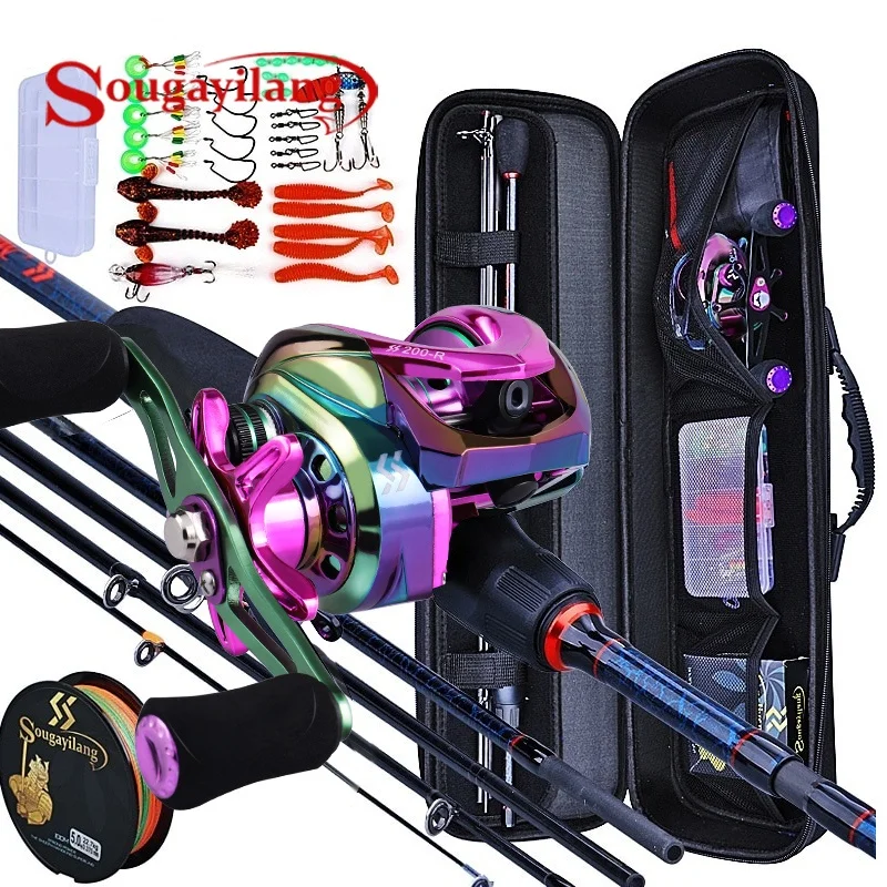 Spincast Reel - Cañas y carretes de pesca Sougayilang,