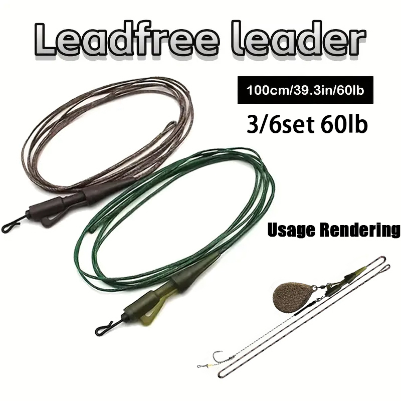 Baitcasting Reel - Línea de pesca de carpa, 3/6