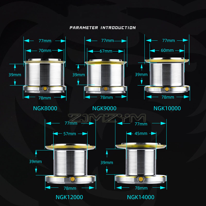 Carretes de Pesca de arrastre  - Reel Spare Spool reseña y precio