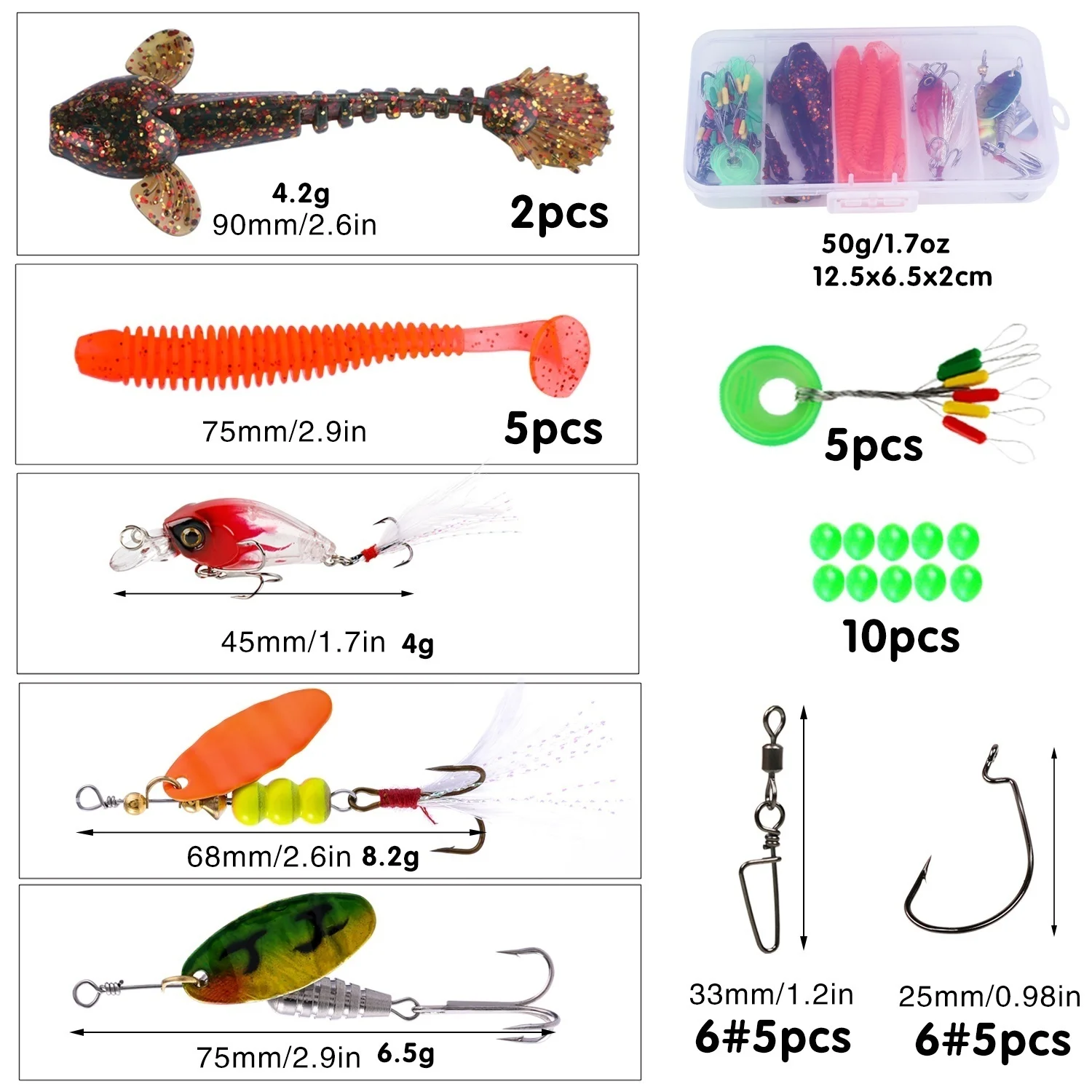 Cañas y carretes de pesca Soug - Spincast Reel reseña y precio