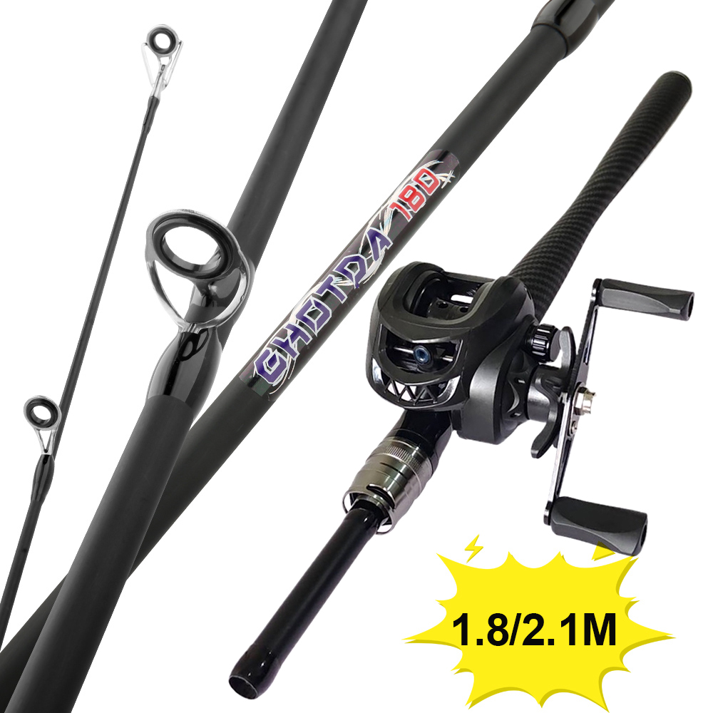 Juego de Pesca con Caña y Carr - Spincast Reel reseña y precio