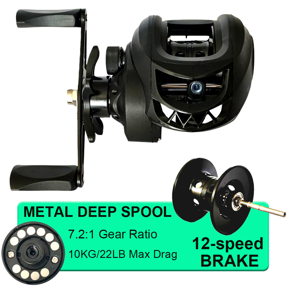 Juego de Pesca con Caña y Carr - Spincast Reel reseña y precio